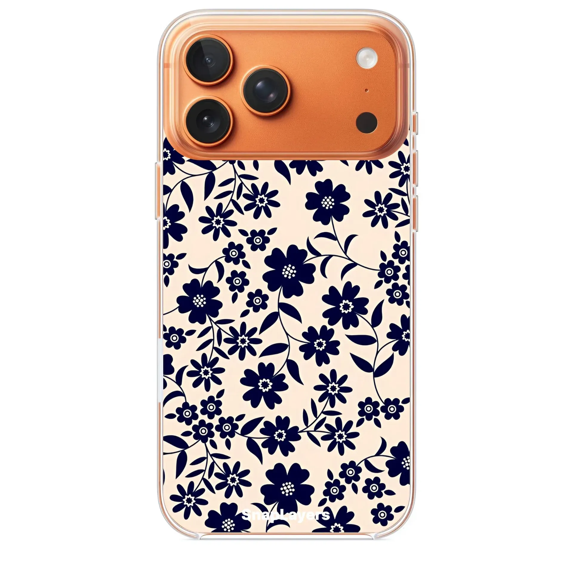 Ditsy Floral Pattern (Iphone 17 Pro Max, With Case)