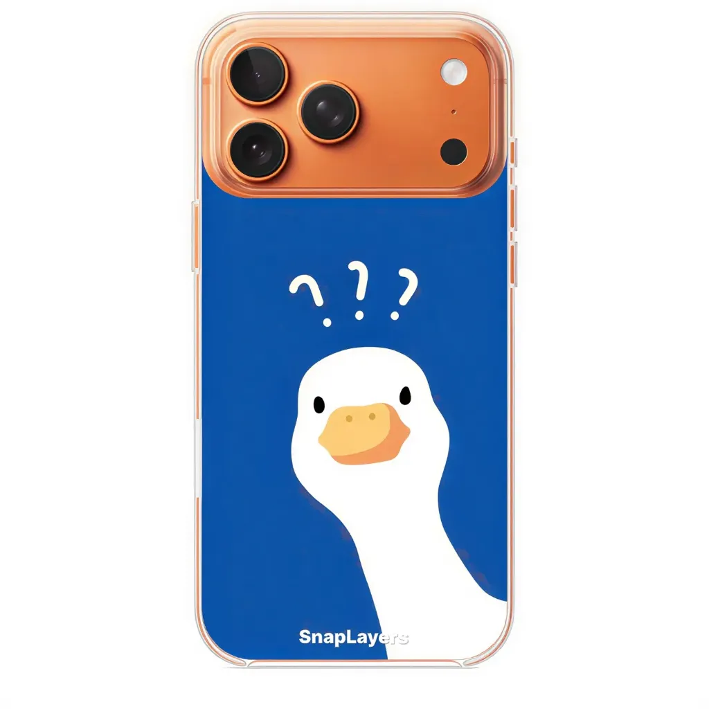 Confused Goose (Iphone 17 Pro Max, With Case)