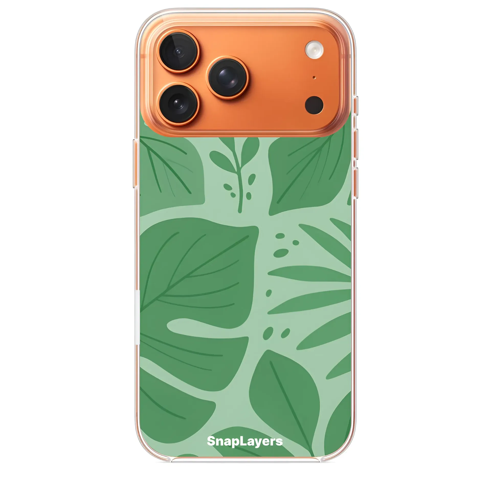Botanical Leaf Pattern (Iphone 17 Pro Max, With Case)