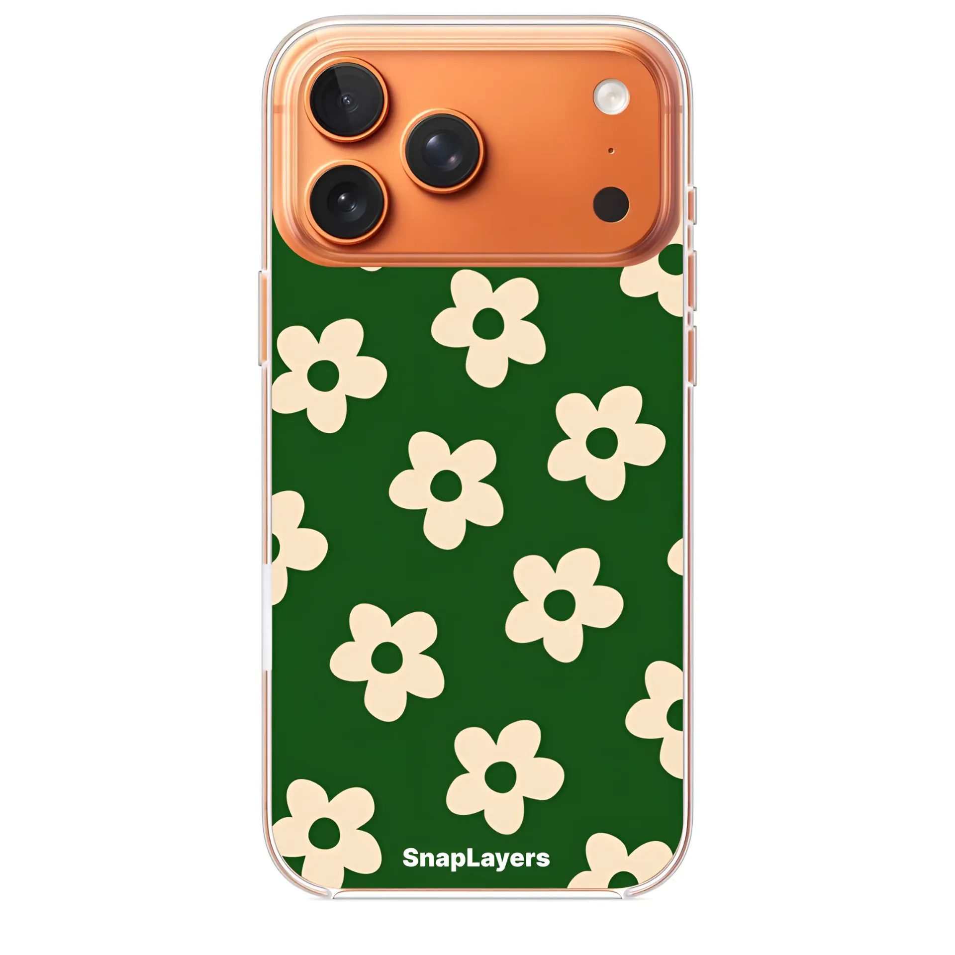 Sage Green Flower (Iphone 17 Pro Max, With Case)