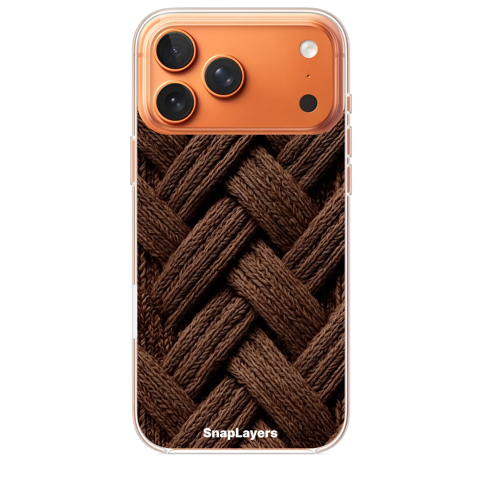 Brown Woven Stitch