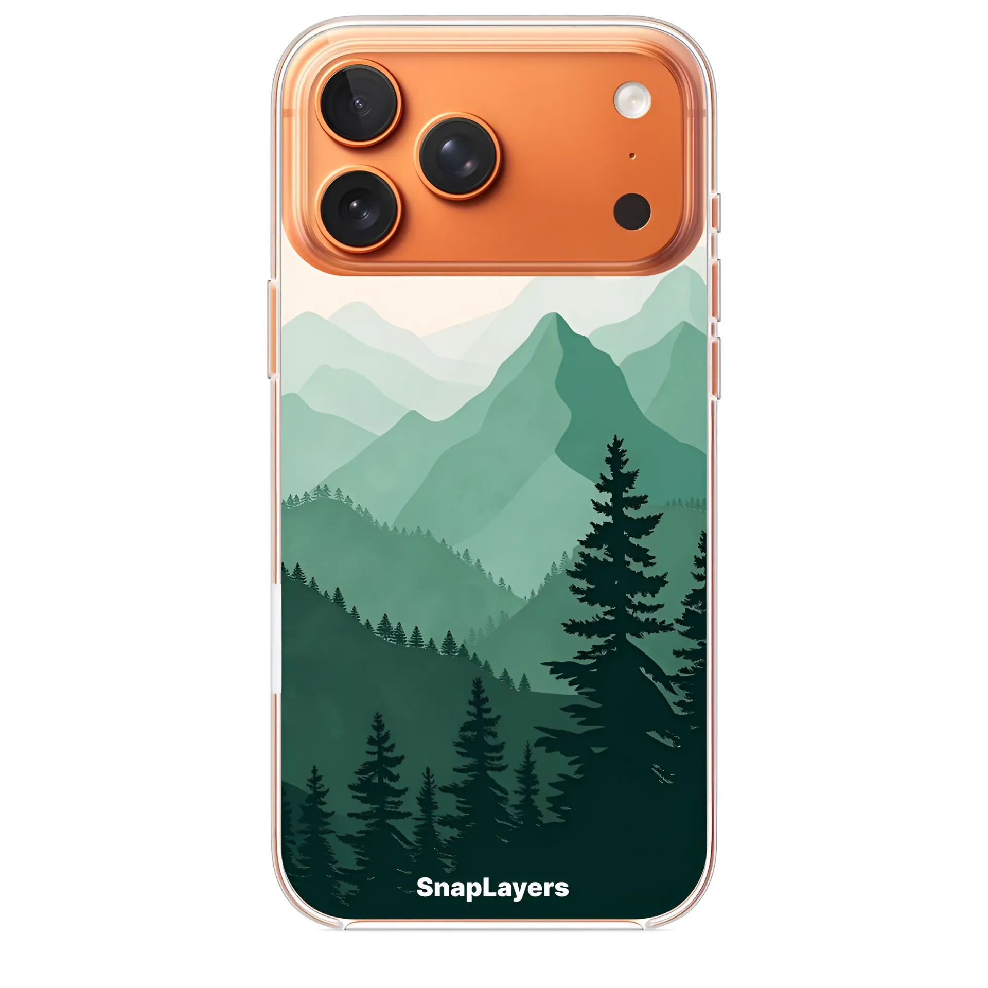 Panorama Mountain With Pine Tree