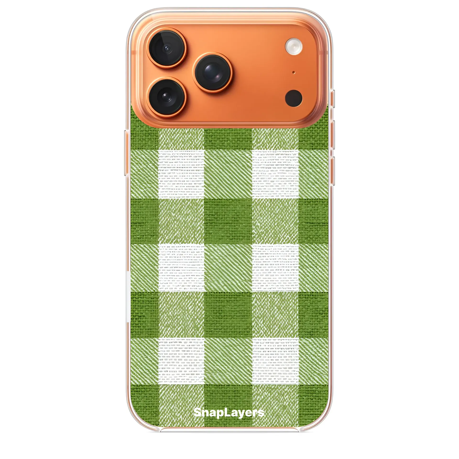 Green and White Square Fabric