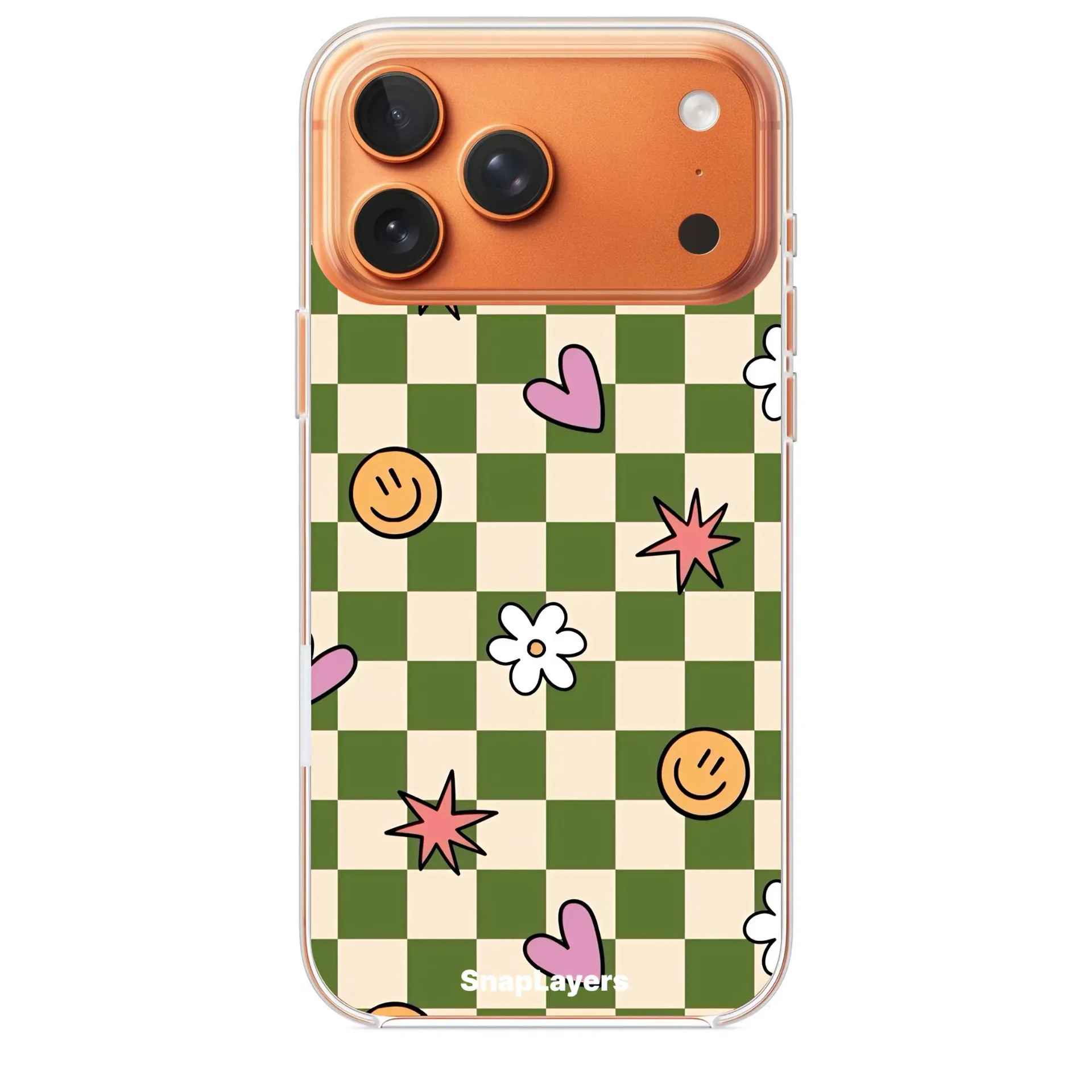 Checkered Smiley Motif