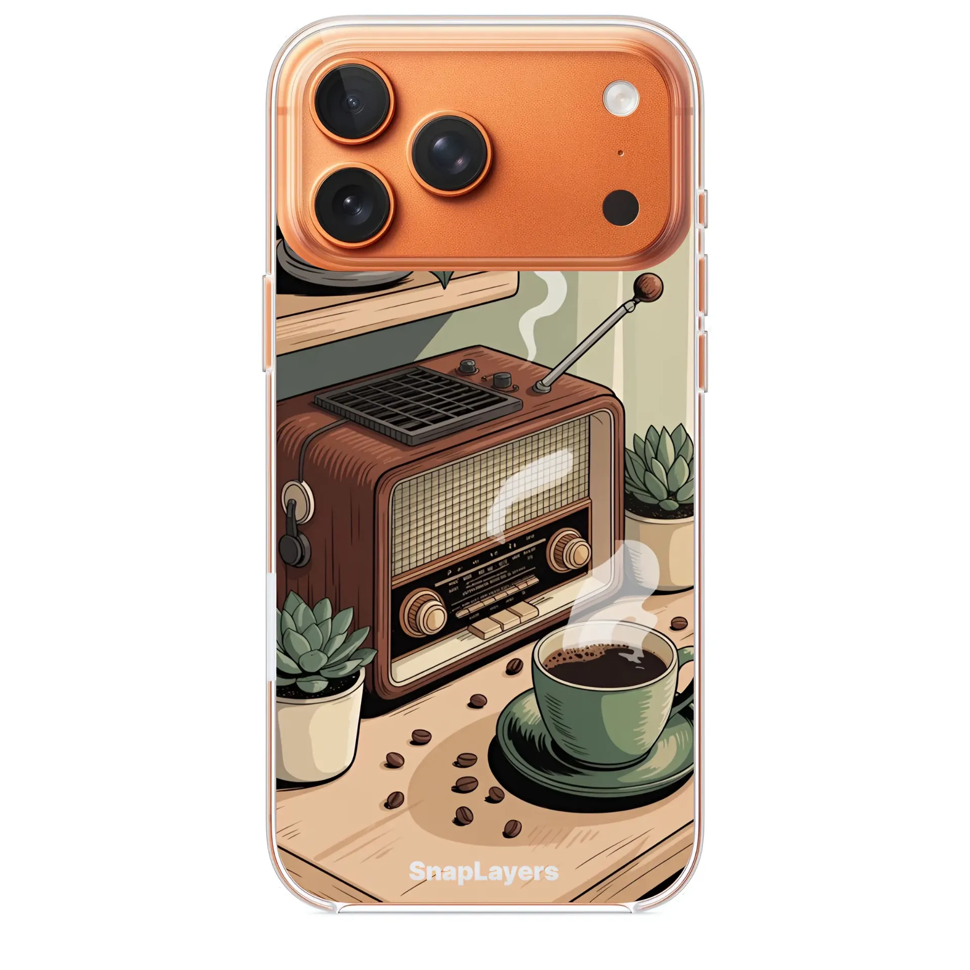 Retro Radio & Coffee Art